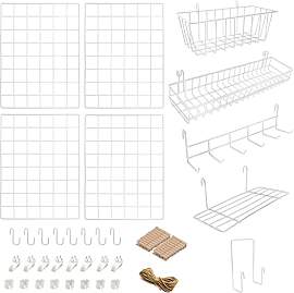 ODOXIA 4er-Pack Wandgitter mit Zubehör |