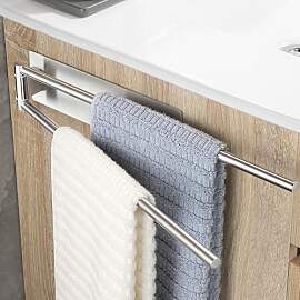 OETAMS Handtuchhalter Ohne Bohren Silber 180°