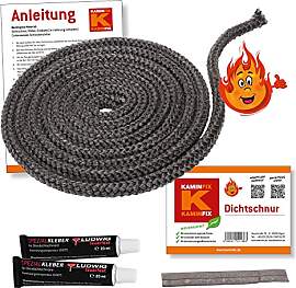 Ofendichtschnur 2,5m inkl. Kleber,