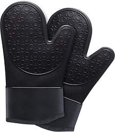 Ofenhandschuhe 2er Set, Extra Lang backhandschuhe