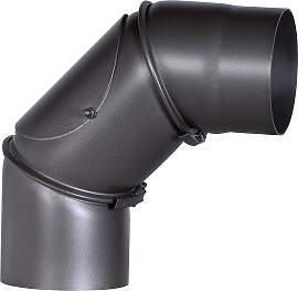 Ofenrohr FIREFIX, grau, B:14,5cm H:29cm L:27,5cm,