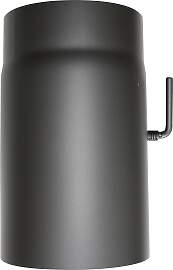 Ofenrohr JUSTUS, grau, L:25cm, Stahlblech, Rohre,