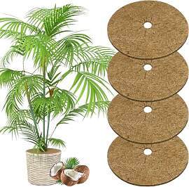 OFFCUP Kokos Mulchscheibe 30cm, 4 Stück