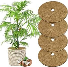 OFFCUP Kokos Mulchscheibe 40cm, 4 Stück