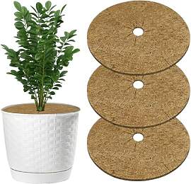 OFFCUP Kokos Mulchscheibe 60cm, 3 Stück