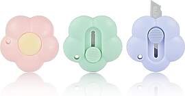 OFFCUP Mini Box Cutter, 3pcs einziehbares