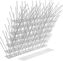 OFFCUP Taubenabwehr Spikes, 1.75 Meter Edelstahl