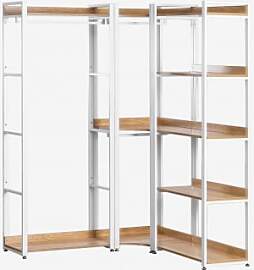 Offener Modularer Eckschrank Aus 3 Teilen Mit