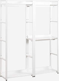 Offenes 2-teiliges Modulares Schrankelement Mit