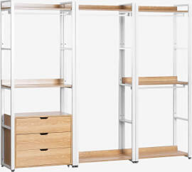 Offenes 3-teiliges Modulares Schrank Mit