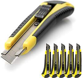OFFICE POINT Cuttermesser Set Allzweckmesser 5