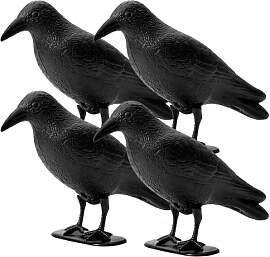 OFFO Schwarz Rabe Vogelschreck - Kunststoff
