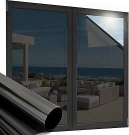 OFHome Fensterfolie Blickdicht von Aussen,