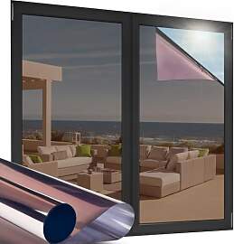 OFHome Fensterfolie von innen durchsichtig von