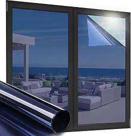 OFHome Fensterfolie von innen durchsichtig von