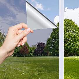 OFHome Spiegelfolie Selbstklebend Sichtschutz,
