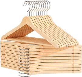 OGIVO Kleiderbügel Holz – 20er Set Holzbügel