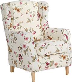 Ohrensessel Lorris Multicolor Flachgewebe