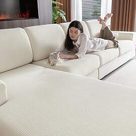 OHSIO Stretch Sofa Sitzkissenbezug - Rutschfester