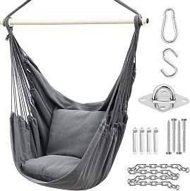 Ohuhu Hängesessel mit 2 Kissen und