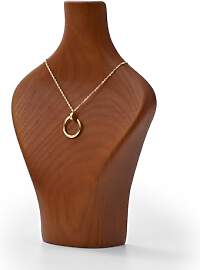 Oirlv Massivholz Halskette Display Stand Schmuck