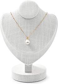 Oirlv Mikrofaser Halskette Display Stand Schmuck