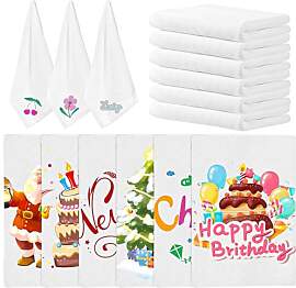 OJMHD 20er Set Sublimation Rohlinge Handtücher,