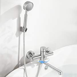 OJTOJT Badewannenarmatur Mit Handbrause,