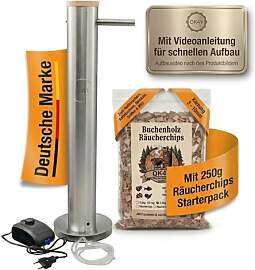 OK4Y Kaltrauchgenerator XXL – Edelstahl 4,3 L, 