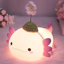 Okayera Niedliches Axolotl Nachtlicht,