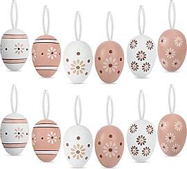 O-Kinee Ostereier Plastik, Ostereier Deko,