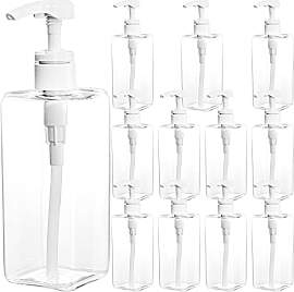 Okllen 12 Stück 500 ml Kunststoff-Pumpflaschen,