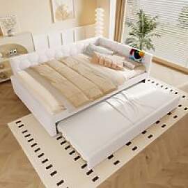 okwish Daybett 140x200 Schlafsofa mit Ausziehbett, 