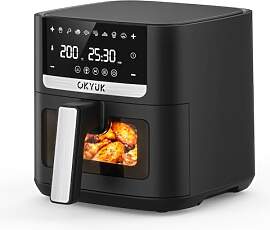 OKYUK Heißluftfritteuse 6L Airfryer XL - 1200W