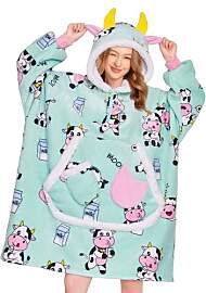 OLAOLA Übergroße Decke Hoodie für Erwachsene,