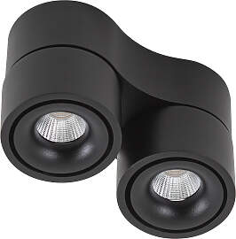 Ole 2 Deckenstrahler Schwarz