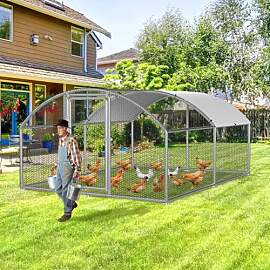 Ollewiellan Hühnerstall Freilaufgehege 3x4x2m