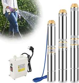 Ollewiellan Tiefbrunnenpumpe 370W Brunnenpumpe