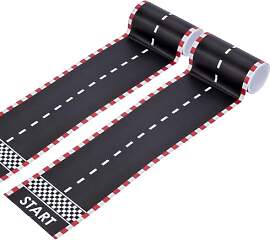 OLYCRAFT 4 m Startwand Randstraßenaufkleber 10cm