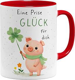 OM3® Eine Prise Glück Kaffee-Tasse mit Spruch -