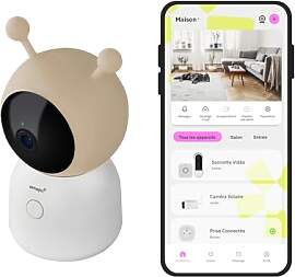 OMAJIN by Netatmo, Smarte Babyphone-Kamera, 2K HD, 