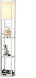 Omdekor Floor Lamp aus Holz, Wohnzimmer Stehlampe