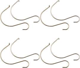 Omega Springs ZCZQC 4 Paar Edelstahl Omega