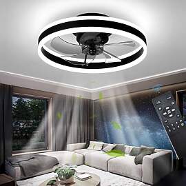 OMGPFR Reversibel Led Deckenventilator Mit Licht