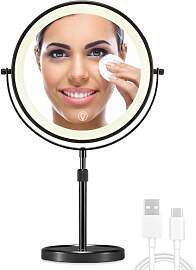 OMIRO 1X/10X Vergrößerungs Make-up Spiegel, 21