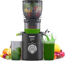 OMMO Entsafter Slow Juicer, 300W Entsafter Gemüse 