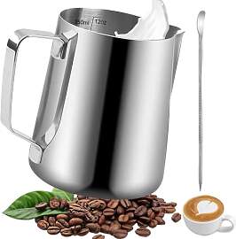 Omtofo 350ml Milchkännchen Edelstahl, Barista
