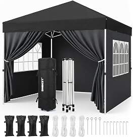 ONBEST Faltpavillon 3x3m Pop Up Pavillon mit