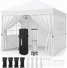 ONBEST Faltpavillon 3x3m Pop Up Pavillon mit