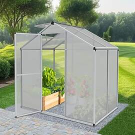 ONBEST stabiles Aluminium Gewächshaus mit